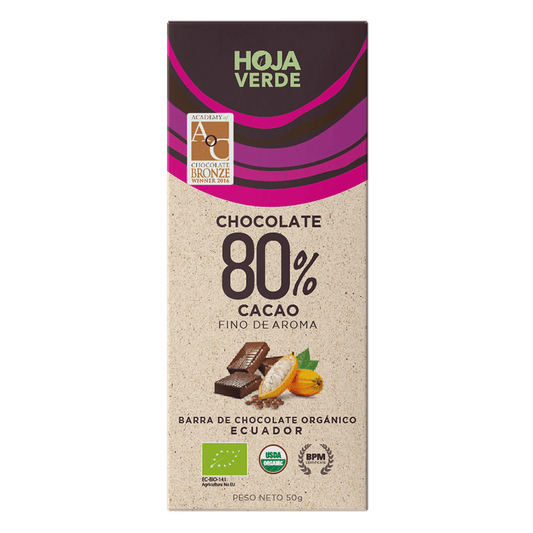 Barra de Chocolate Pura 80%