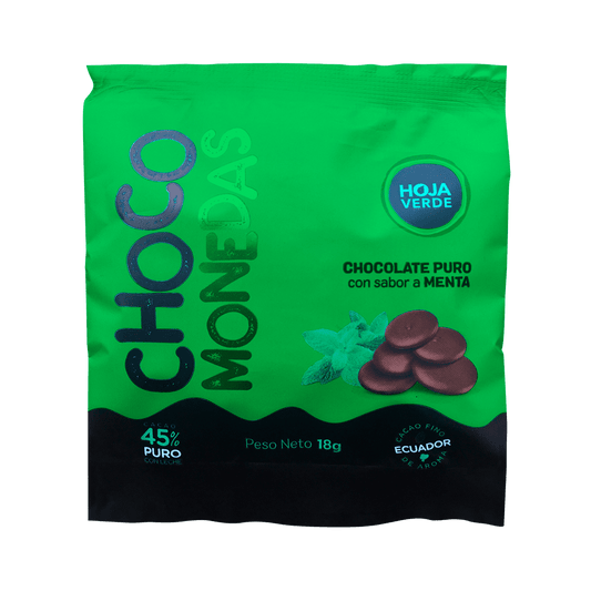 Choco Moneda Individual Sabor a Menta