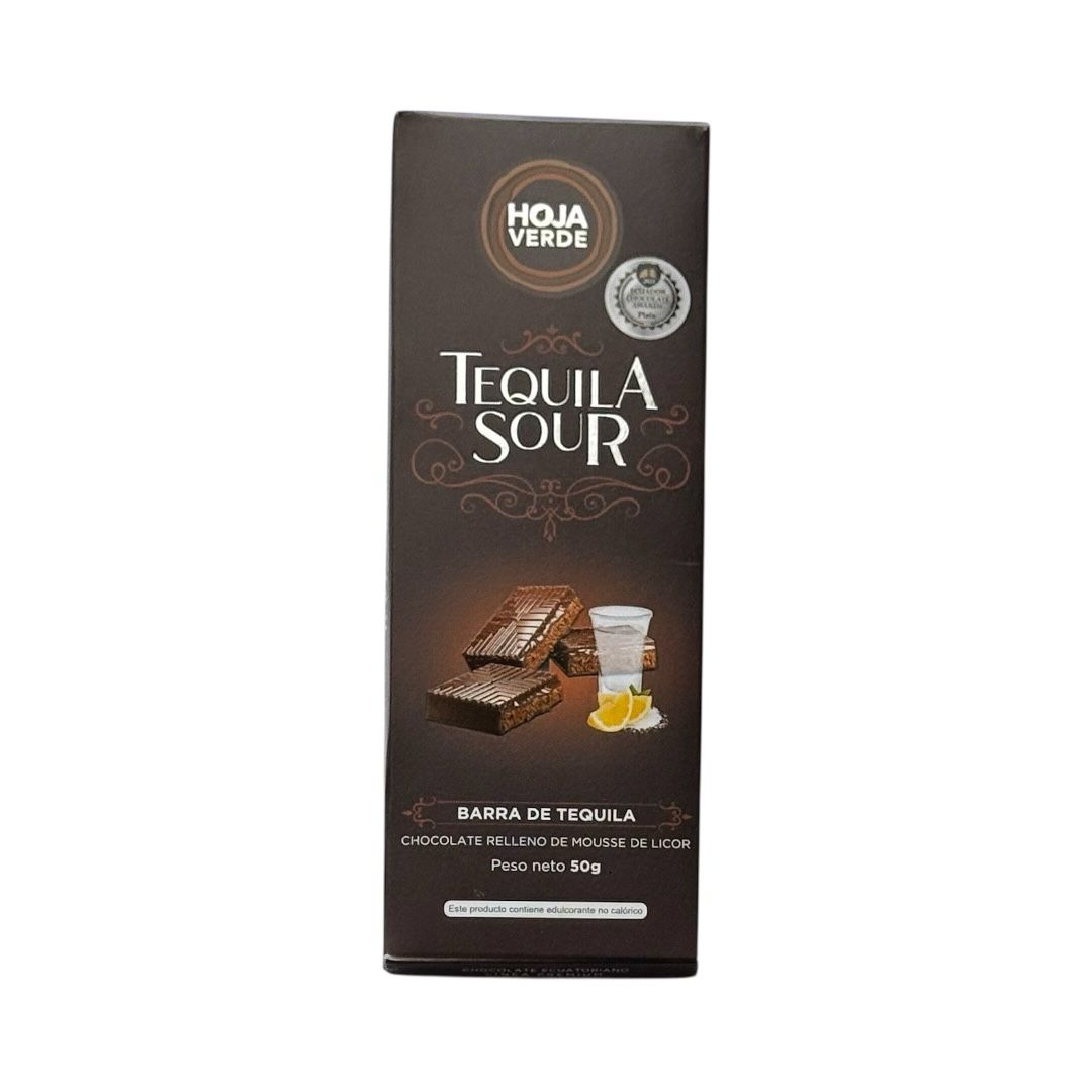 Barra de Chocolate Rellena sabor TEQUILA "TEQUILA SOUR" 50g