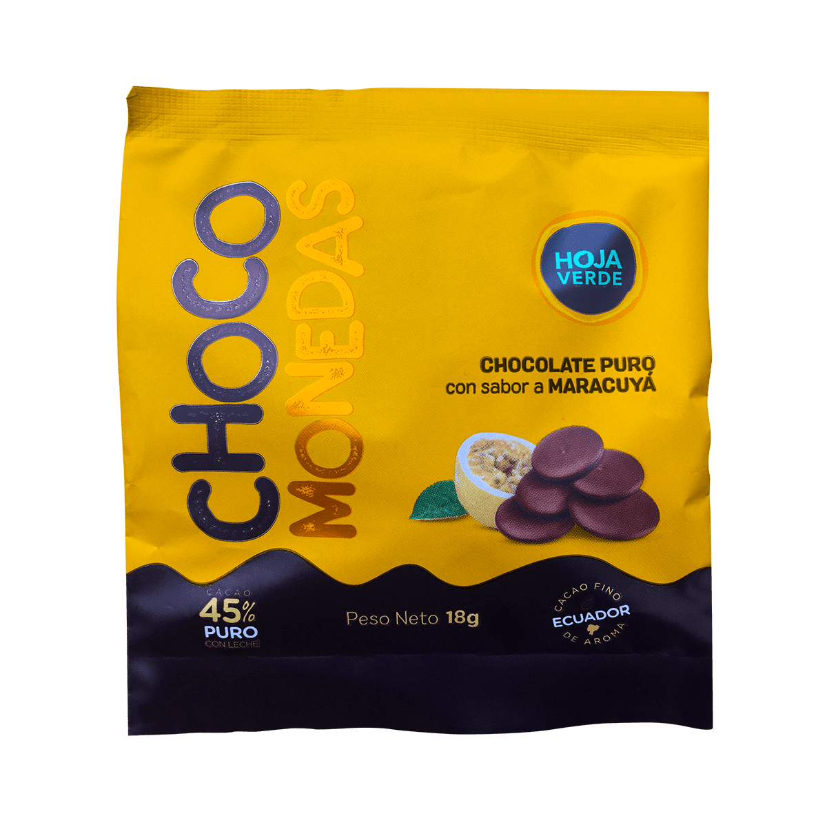 CHOCO Monedas Sabor a Maracuyá 18gr