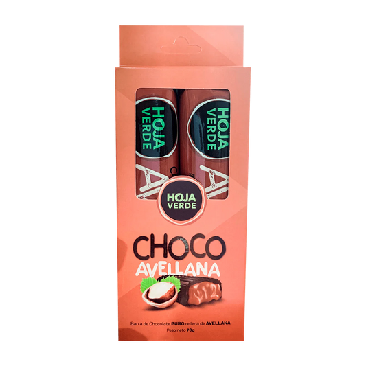 Duo Pack Barra Rellena Sabor a Avellana