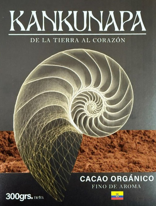 Cacao Ecuatoriano en polvo orgánico KANKUNAPA 300GR