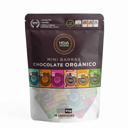 Pack Mini Barrras HOJA VERDE 90gr